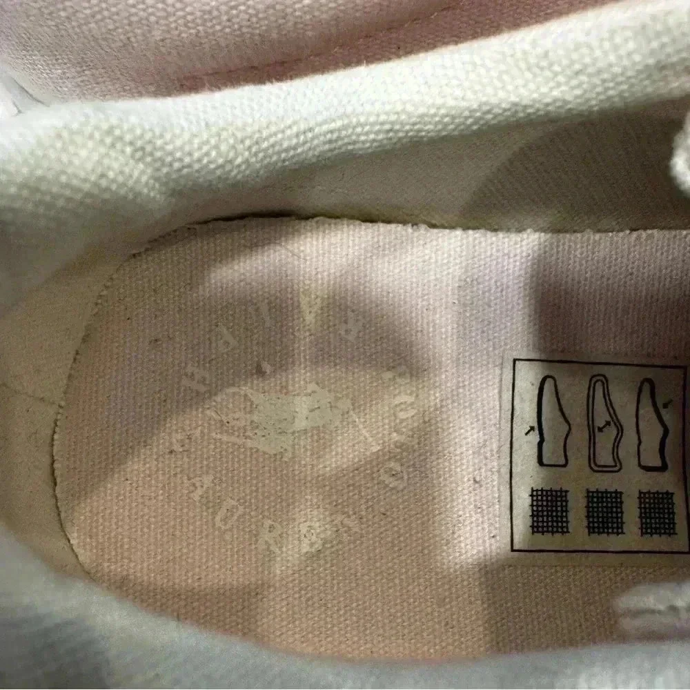 Polo Ralph Lauren Toddler Girls Sneakers Size 9 Pink & White